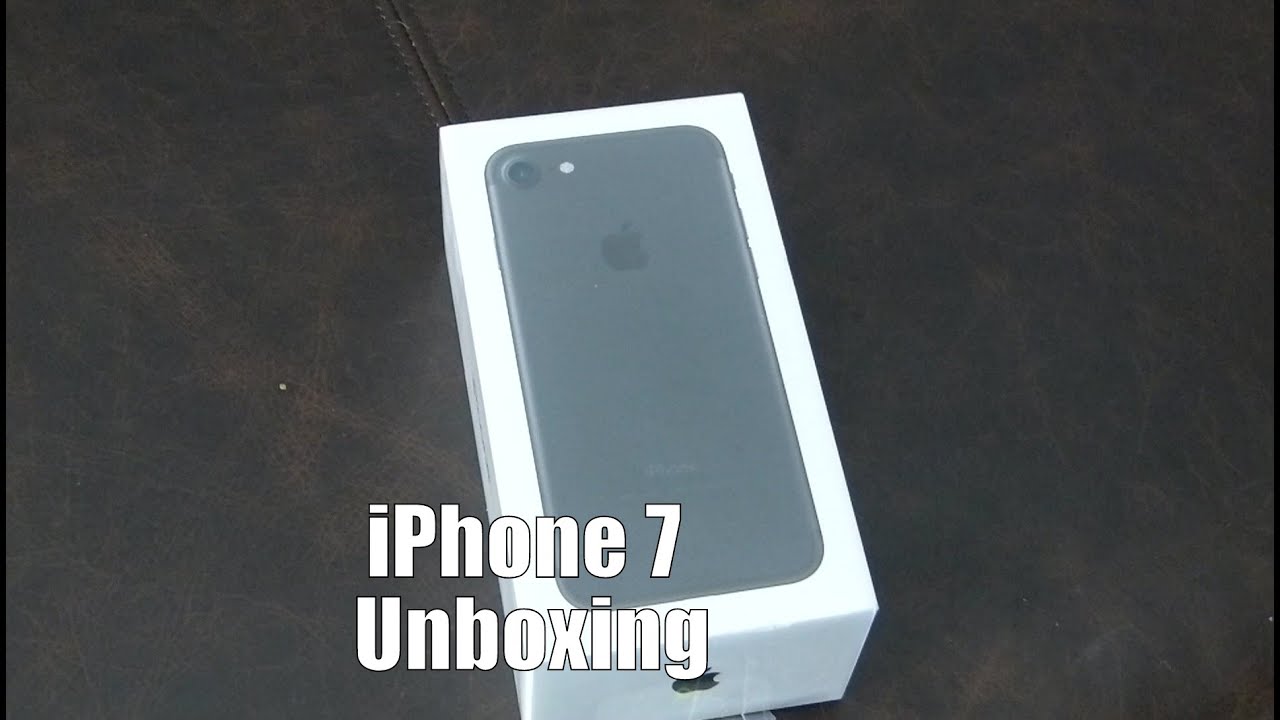 iPhone 7 Unboxing