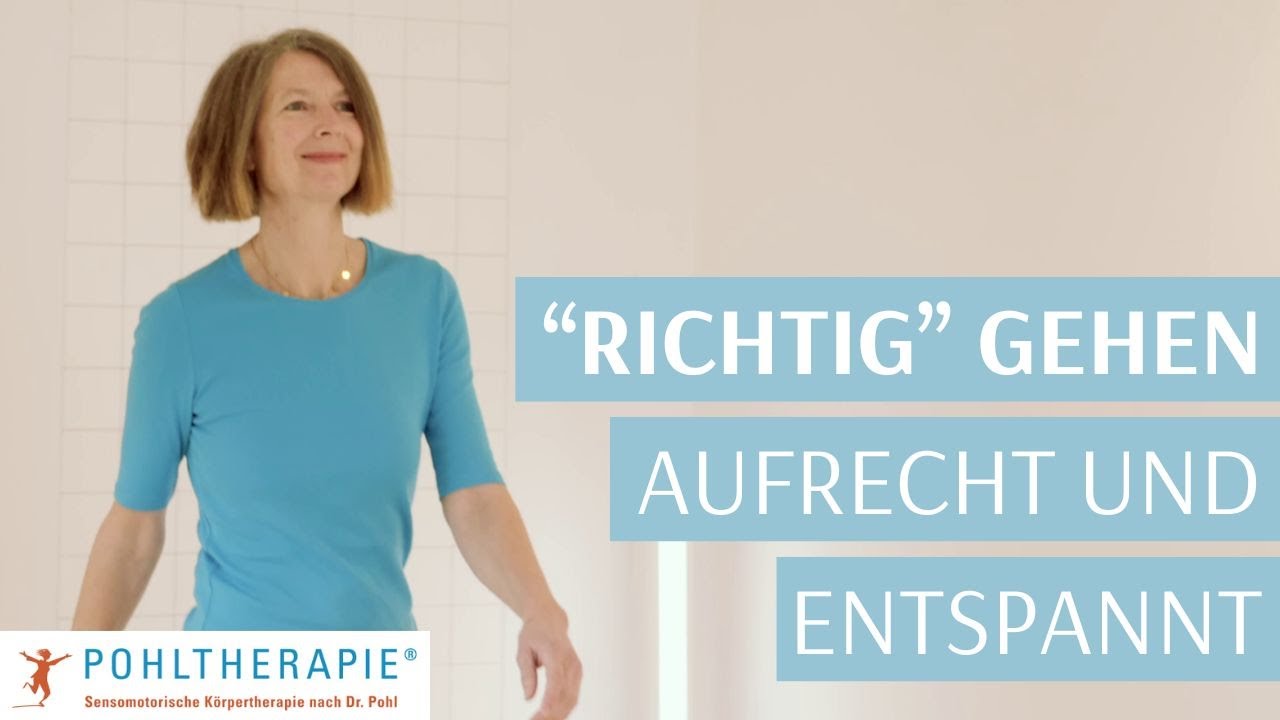 Richtig gehen – Übung für einen entspannten und lockeren Gang!