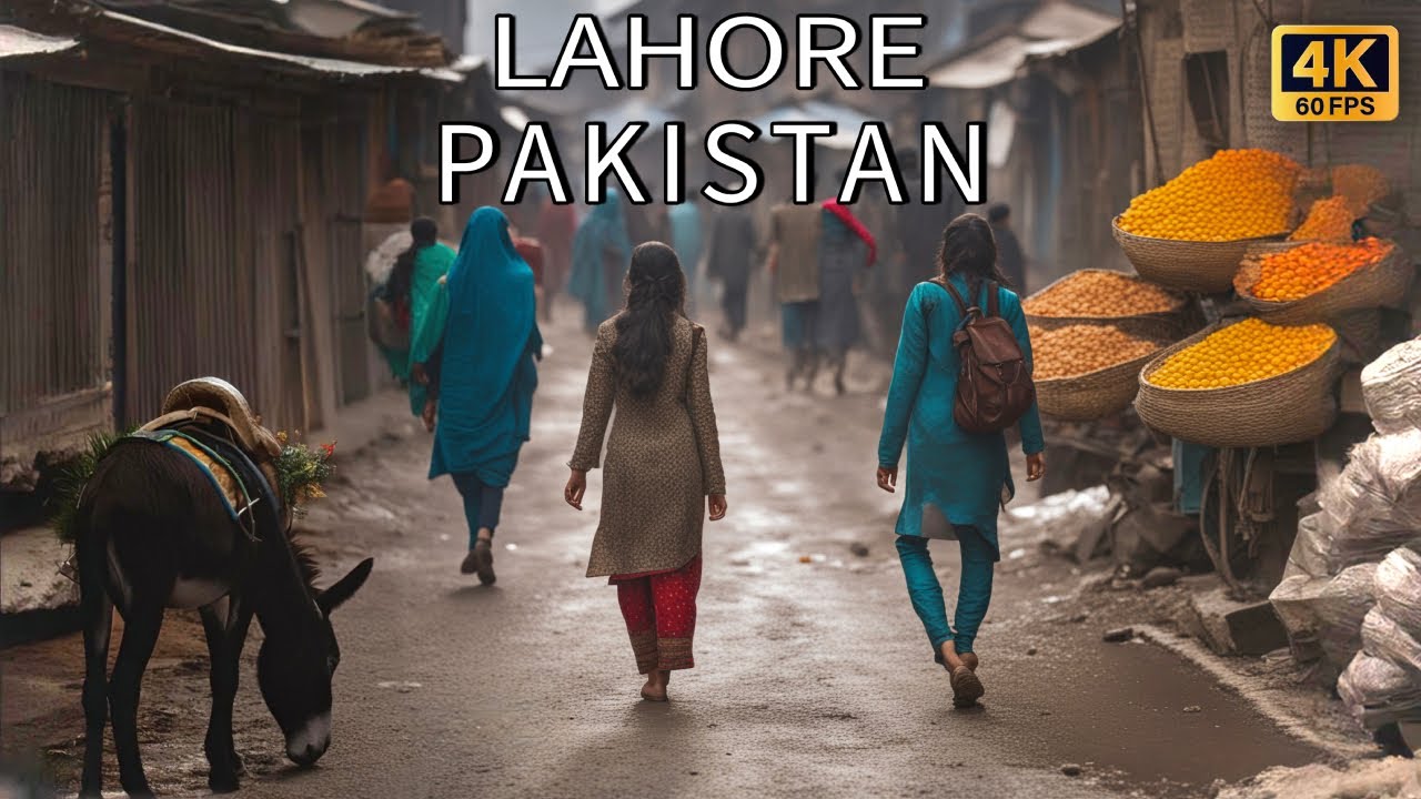 🇵🇰Dehli Gate, Lahore PAKISTAN - 4K Walking Tour & Captains
