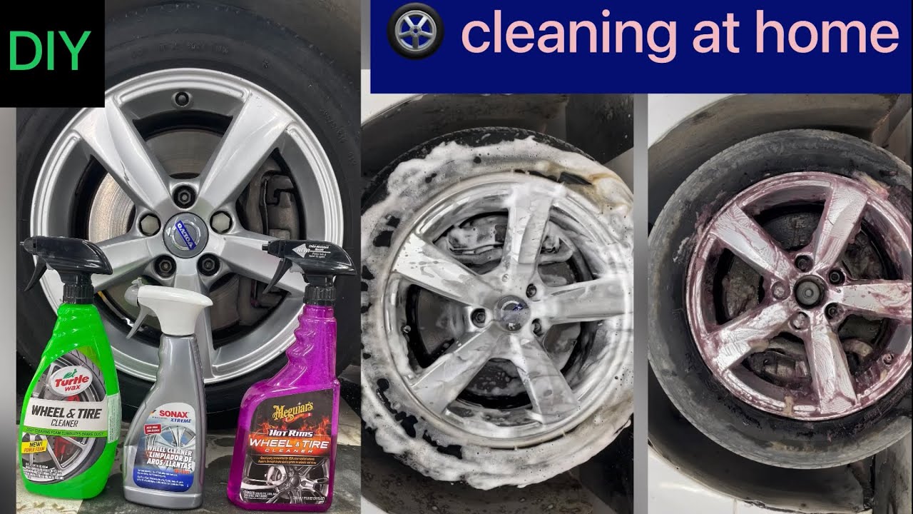 Alloy wheel cleaning at home  Turtle Wheel & Tire Cleaner Sonax Wheel cleaner Meguiars wheel & Tire