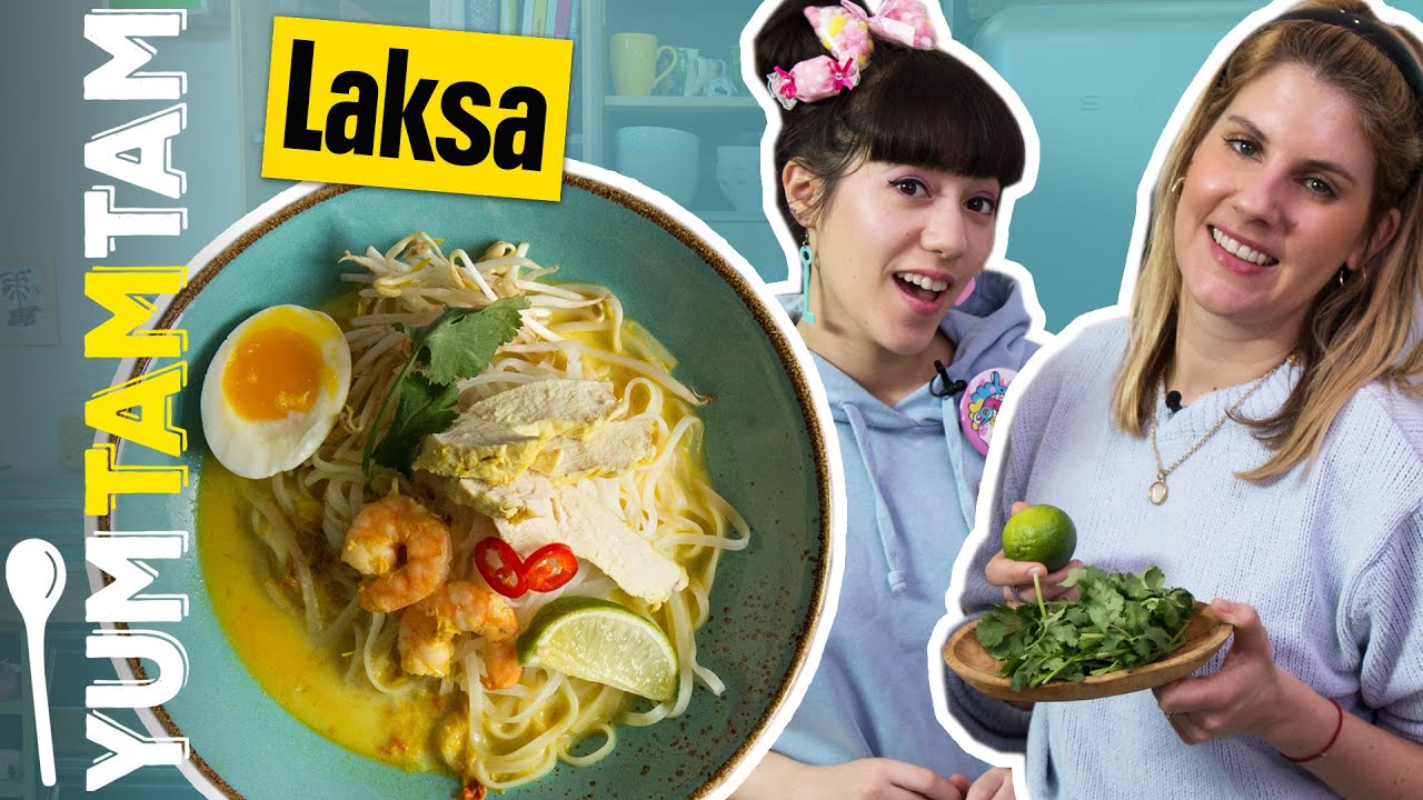 Laksa // Mit selbstgemachter Curry-Paste // #yumtamtam