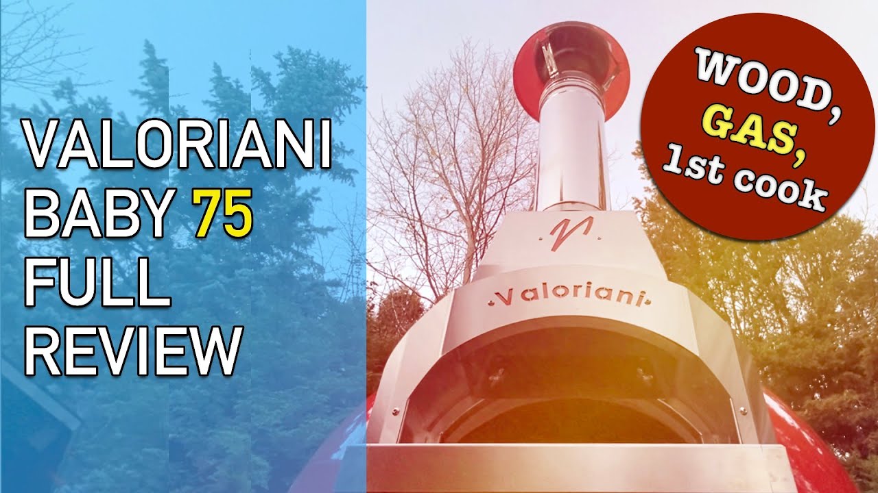 Valoriani Baby 75 gas & wood Pizza & all-rounder oven - FULL REVIEW + 1st cook