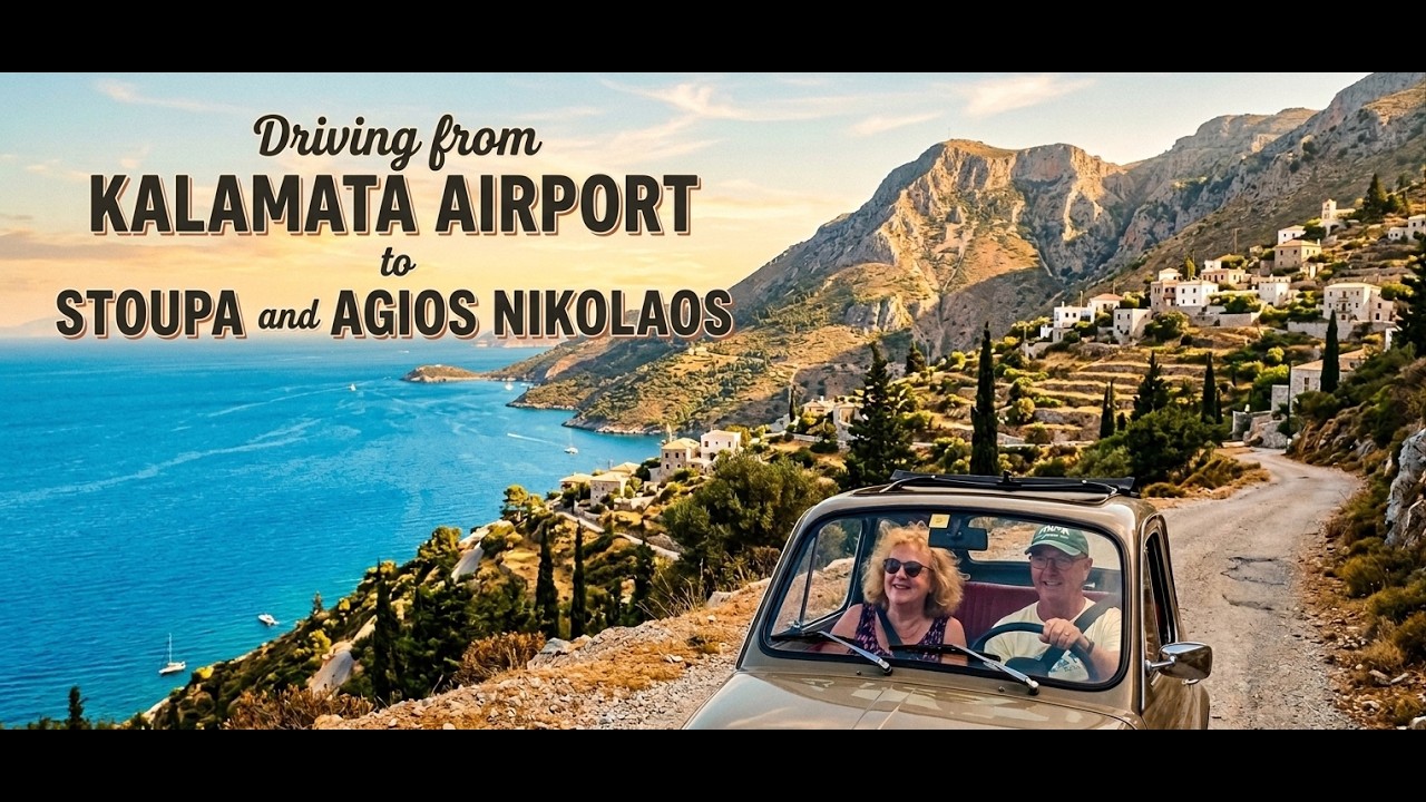 Поездка из АЭРОПОРТА КАЛАМАТЫ в СТУПУ и АГИОС-НИКОЛАОС