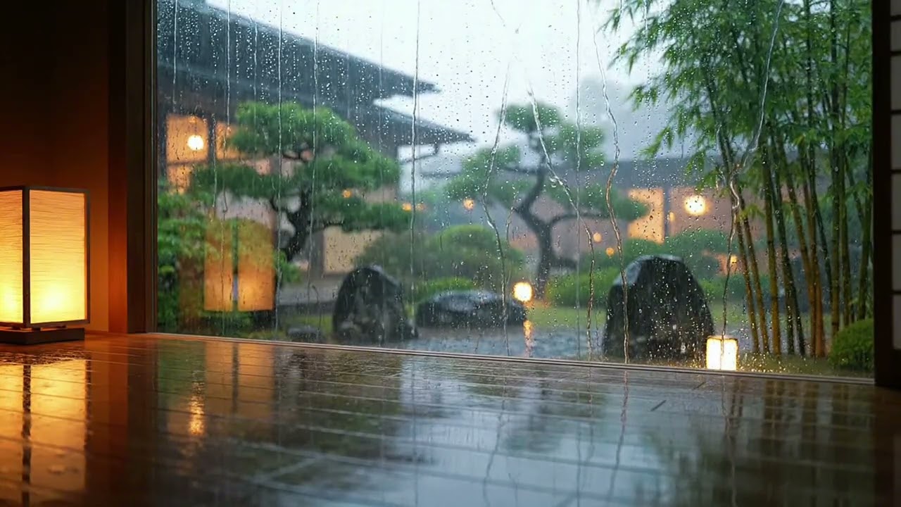 🌙 Gentle Rain & Calm Piano – Peaceful Music for Deep Sleep and Meditation