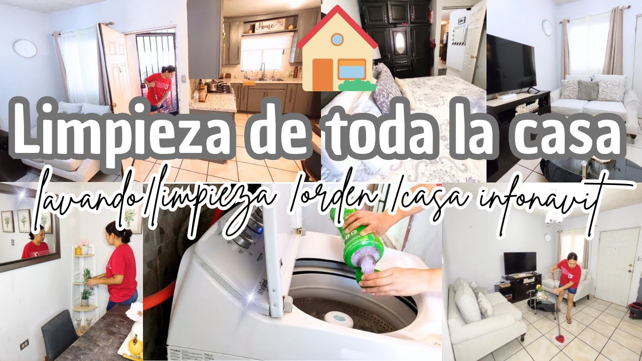 Rutina de Limpieza para una Casa limpia y bonita✨Casa Infonavit| limpia conmigo|Limpieza del hogar
