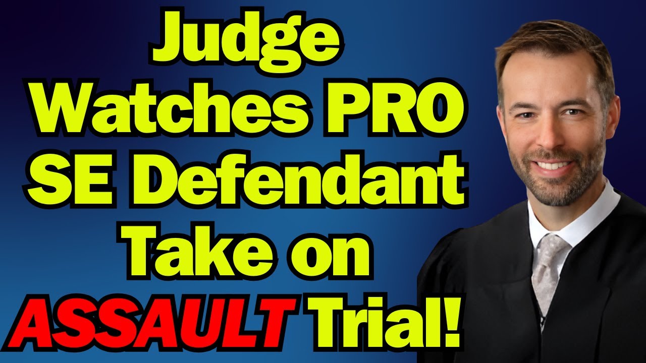 Pro Se Defendant Humiliates Himself in Court