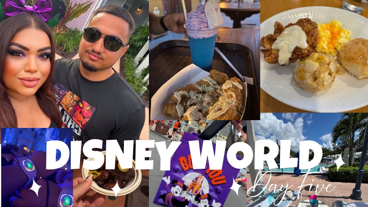 Disney Vlog Day 5 | Brunch at Olivia’s Café, Pool Day & Mickey’s Not-So-Scary Halloween Party 🎃🏰