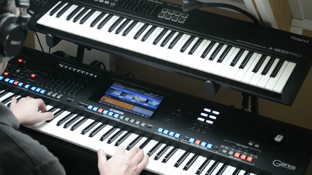 Paul Young - Come Back and Stay, COVER on Yamaha Genos & Roland A800 pro