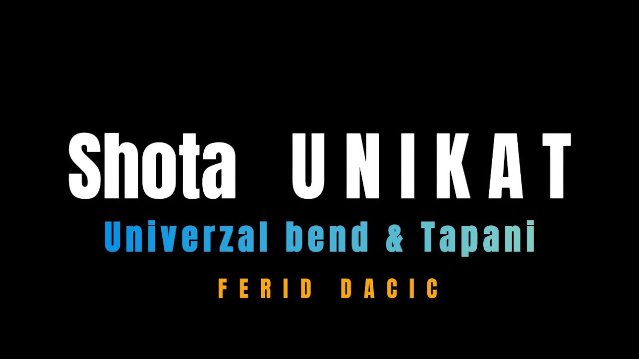Shota UNIKAT Univerzal bend & Tapani FERID DACIC Official video 2024 4k