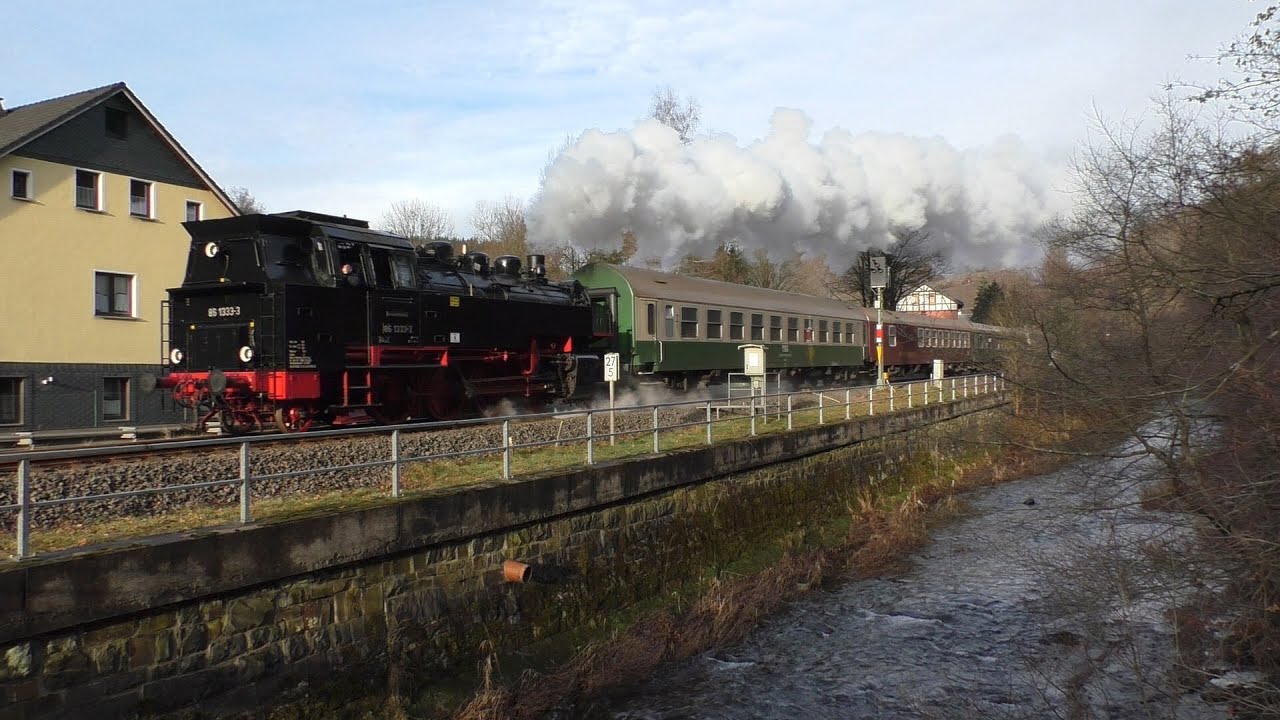 86 1333-3 und 218 333-3#Sonderfahrten um Sonneberg am 20.12.2025#