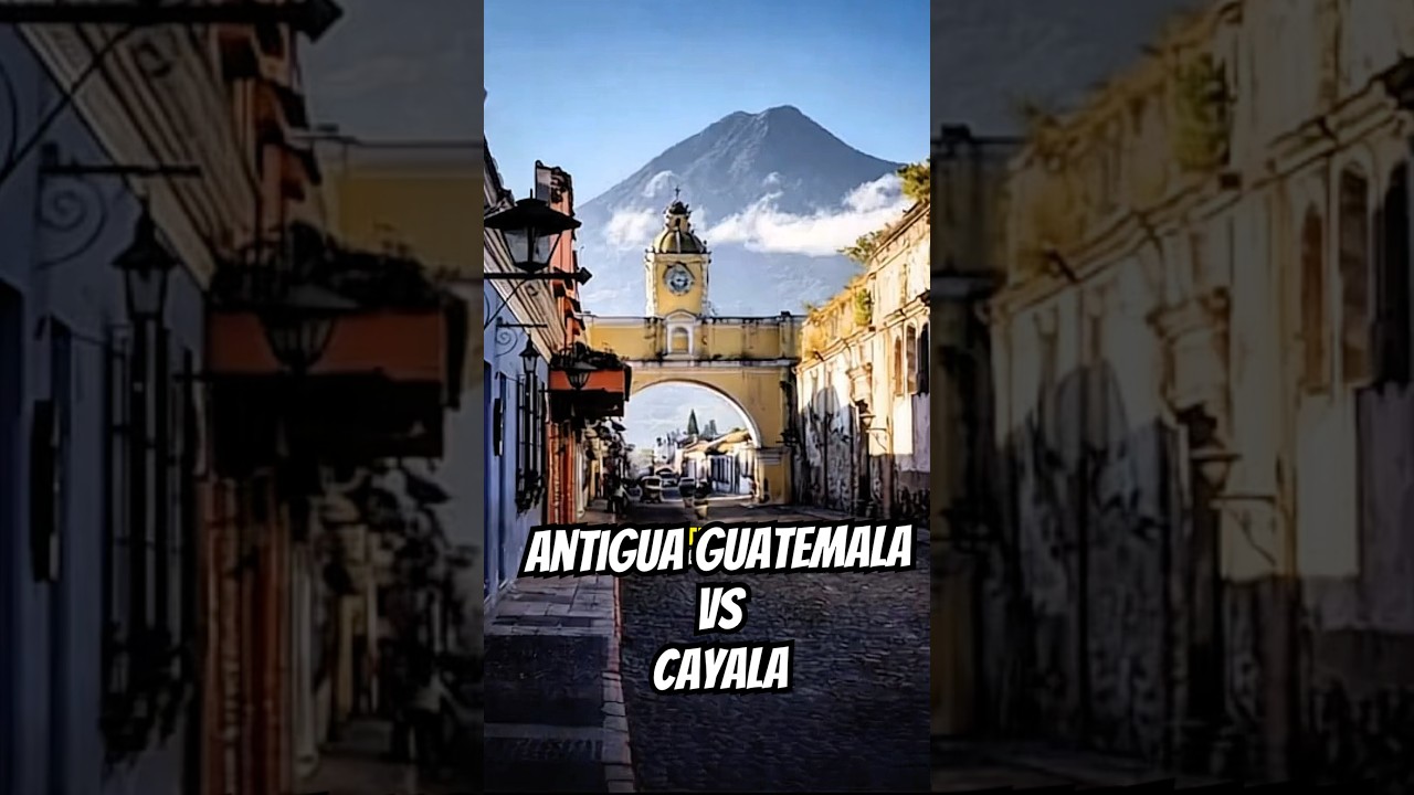 Antigua Guatemala vs Cayala #guatemala #antiguaguatemala #cayala