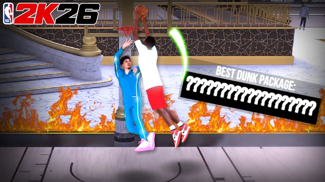*NEW* TESTED BEST DUNK ANIMATION PACKAGE for TALL GUARDS in NBA2K26 (6'5-6'9) PT. 2