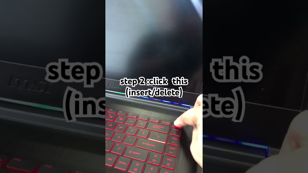 how to access  bios on MSI #richmondtech