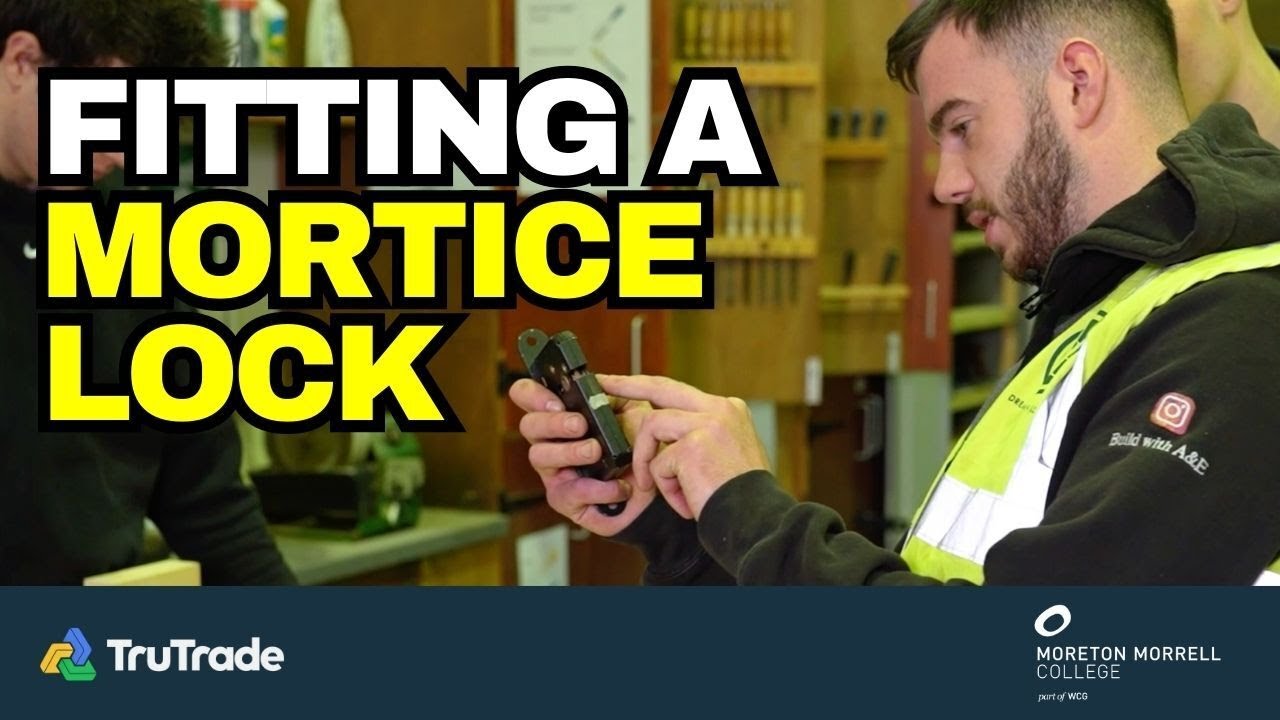 Newly Qualified Apprentice Teaches Construction Students How To Fit A Mortice Lock 🔒
