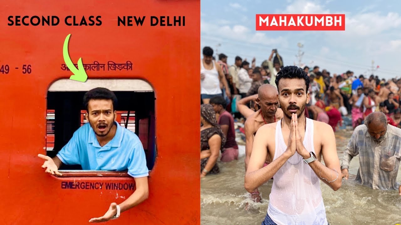 I Travelled in SECOND CLASS to Reach MAHAKUMBH