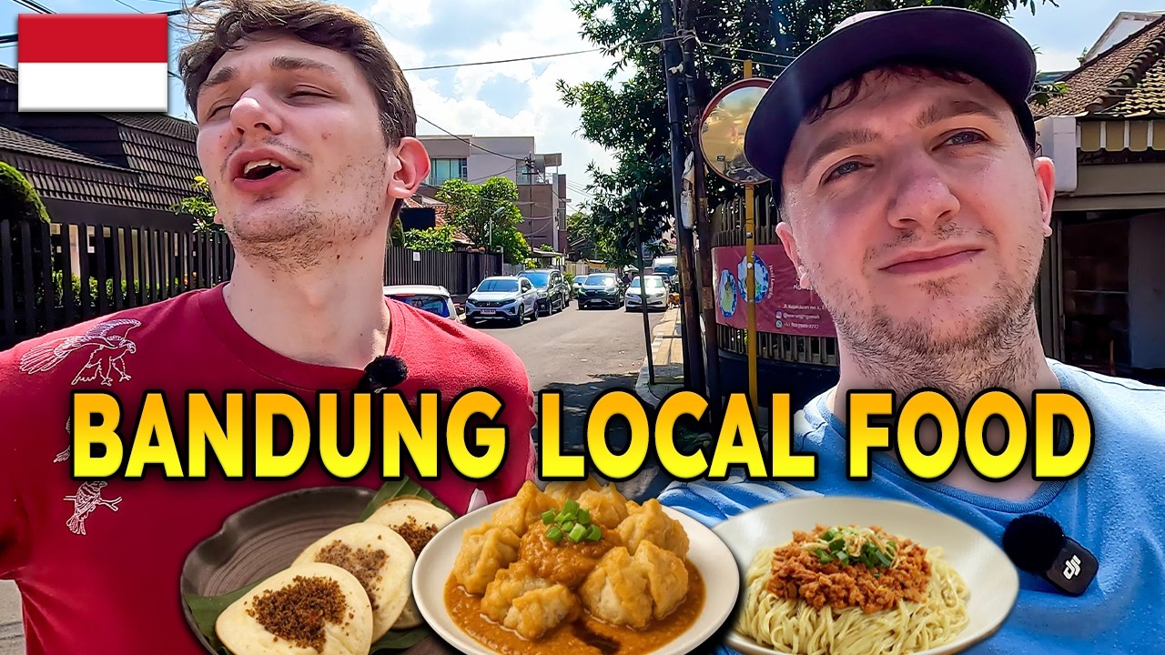 Мы попробовали лучшие местные блюда в Бандунге, Индонезия! 🇮🇩