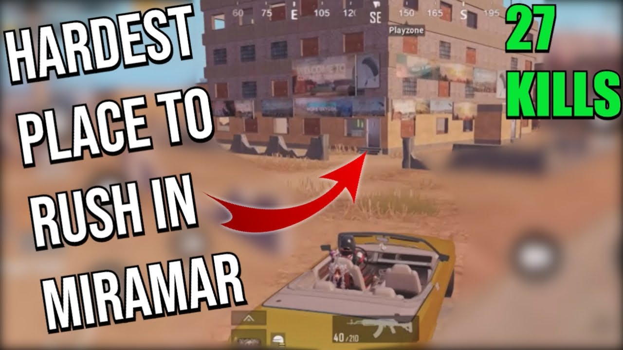 Hardest Place To Rush in Miramar | PUBG Mobile