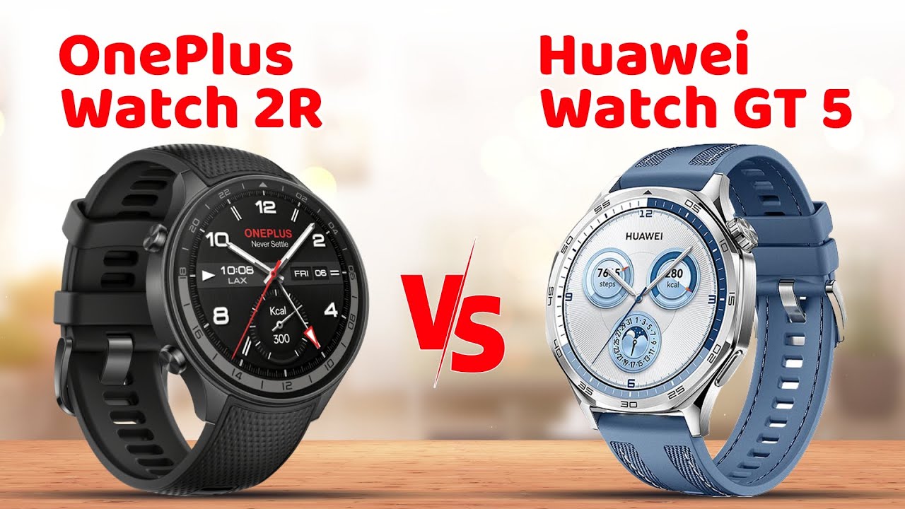 OnePlus Watch 2R vs Huawei Watch GT 5 Specification Comparison