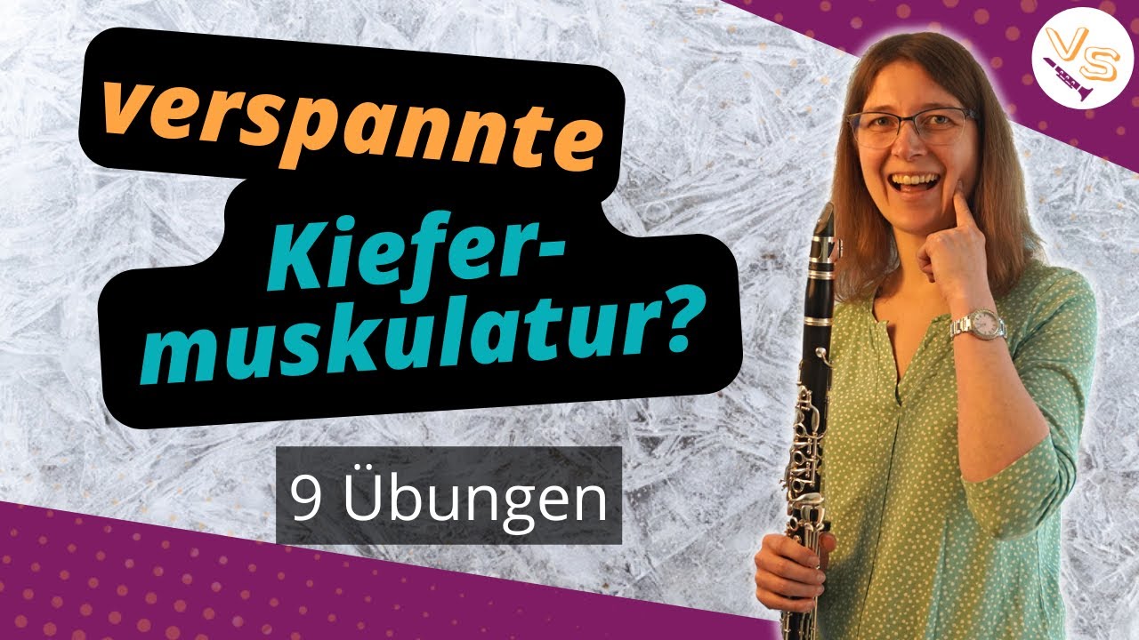 Unterkiefermuskulatur verspannt? - 9 Übungen für den richtigen Ansatz