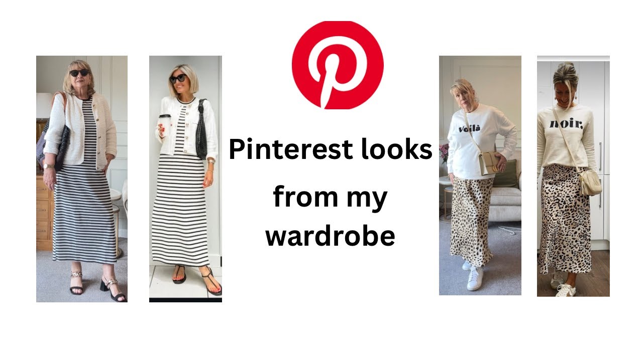 Recreating Pinterest outfits from our wardrobes/ over 50s fashion inspiration from The Housewives