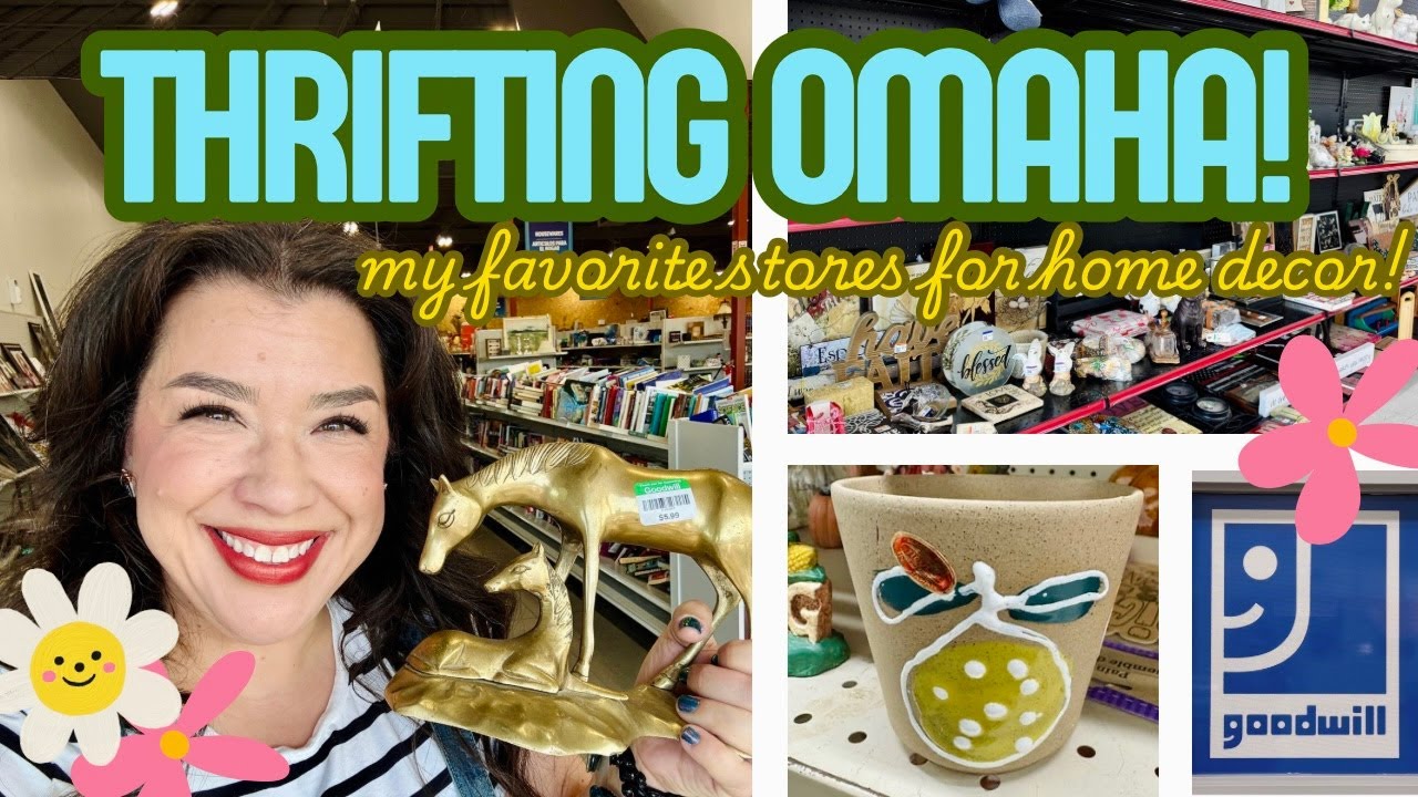 Brass Horses and Mid Century Decor | GOODWILL THRIFT STORES IN NEBRASKA | Eclectic Home Decor