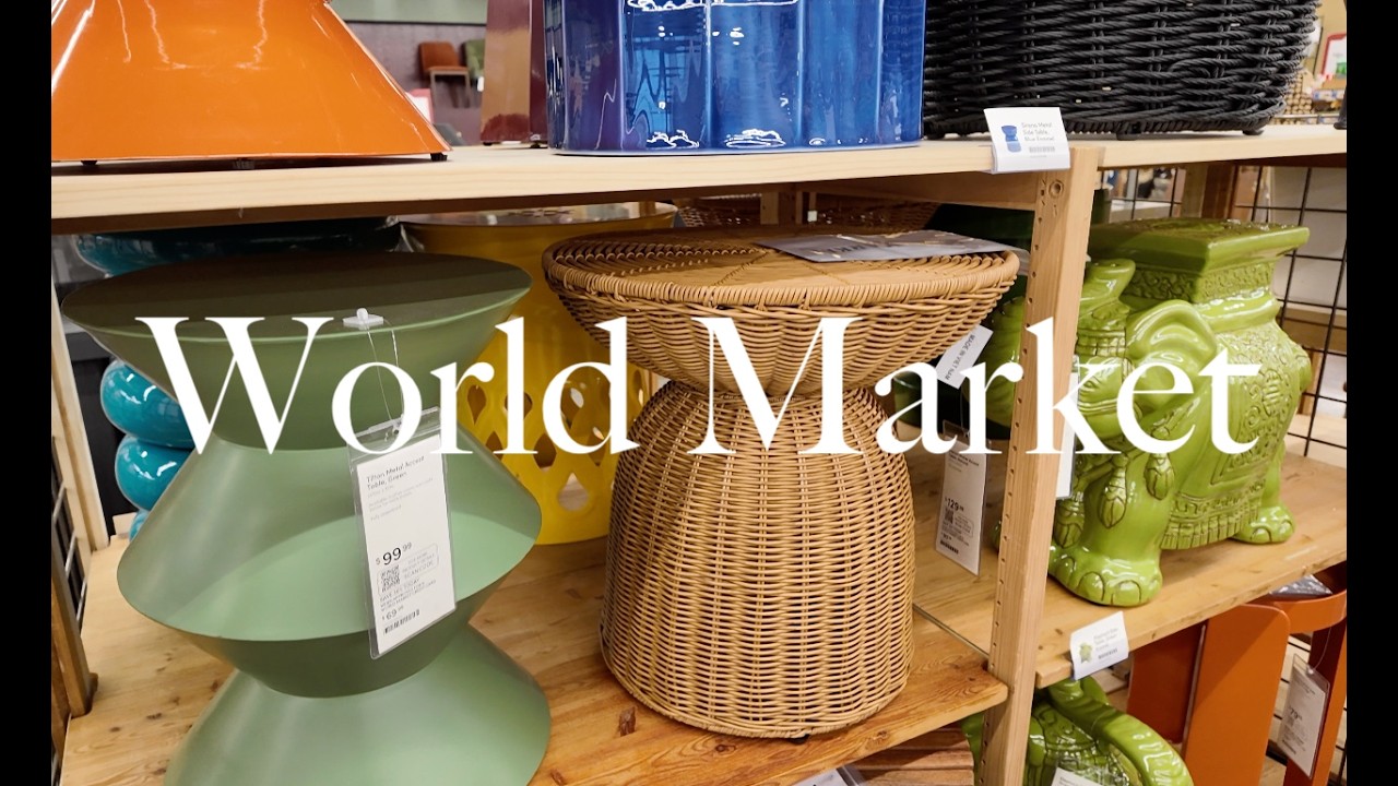World Market ! Shopping !!