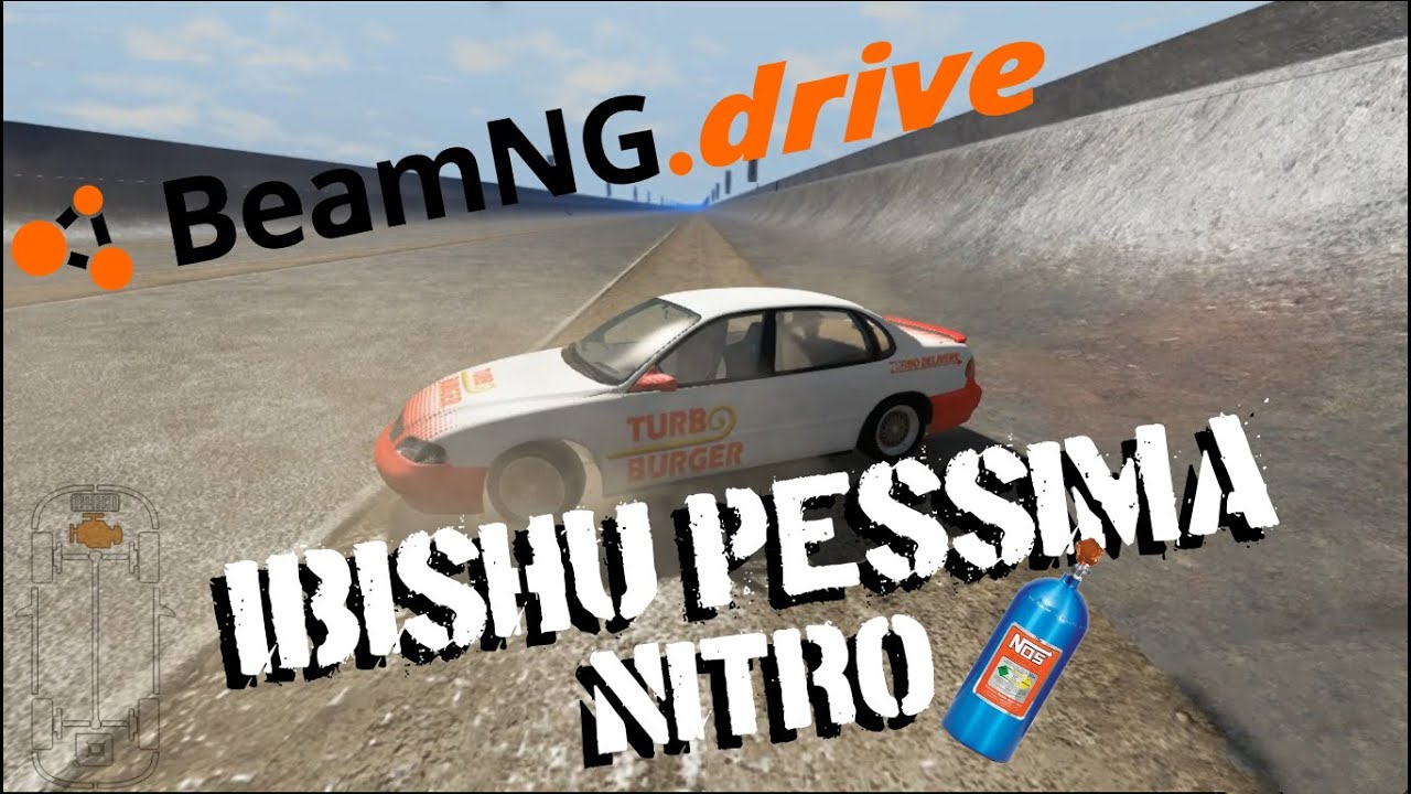 Tunando e Testando o Ibishu Pessima com tração dianteira - Beamng Drive