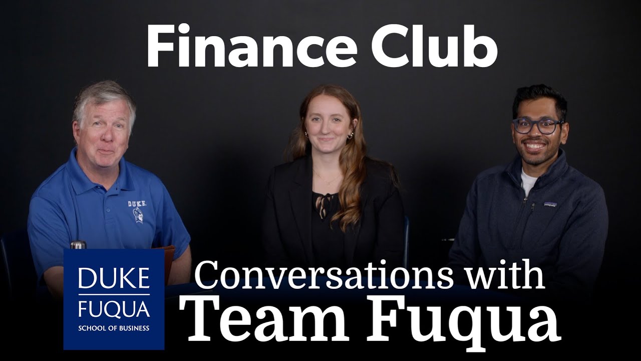 Беседы с командой Fuqua: финансовый клуб в Duke Fuqua