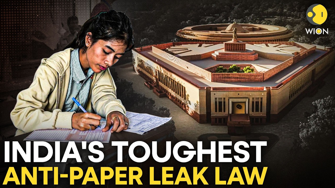 Paper Leak Row: The Anti-Paper Leak Bill That Could Change Indian Exams Forever | WION Originals