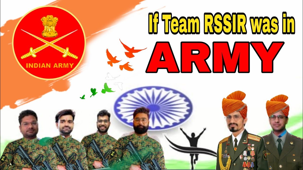शानदार video 😍If Team RSSIR was in ARMY 🇮🇳🪖 || Indian army #teamrssir #rssir @Growwithus1123