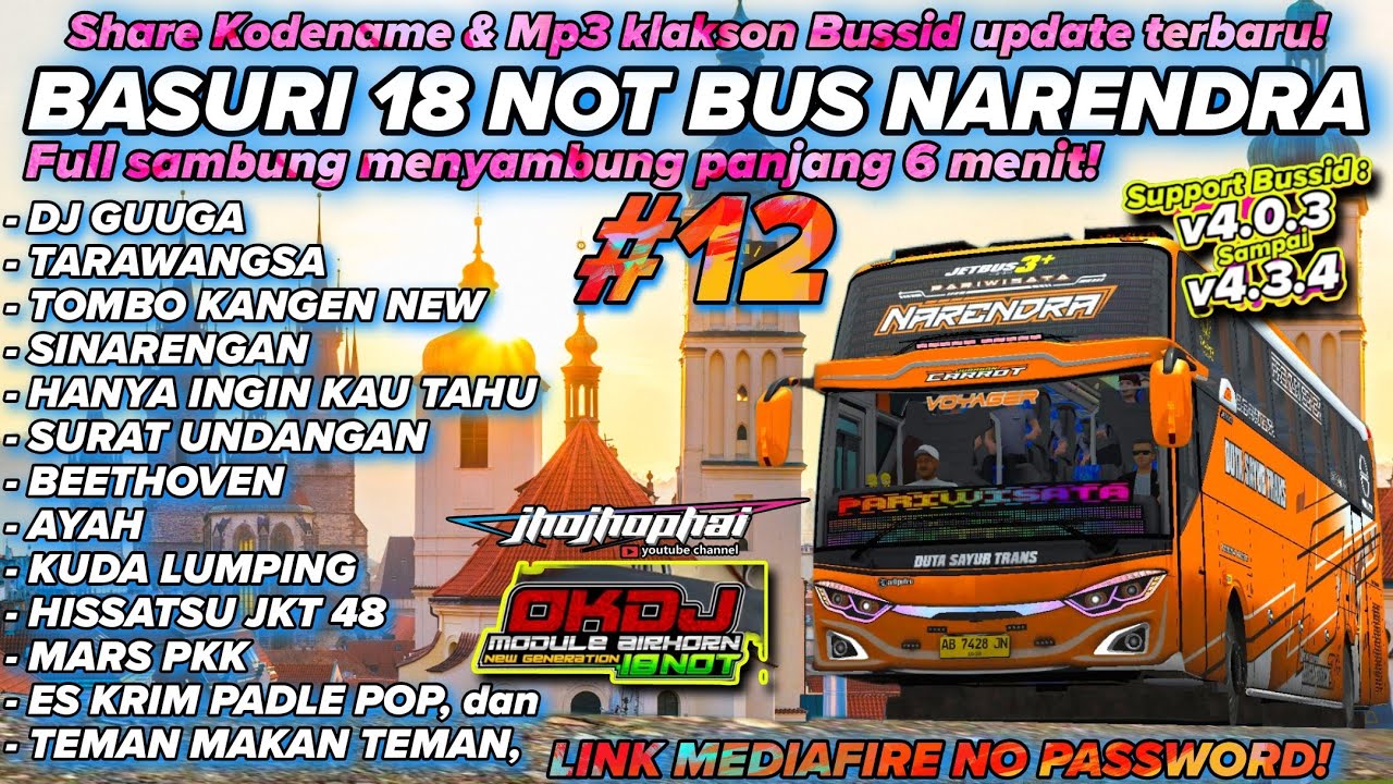 MOAL GAGAL🤤 SHARE 13 NADA BASURI UPDATE 18 NOT BUS NARENDRA KANE! KODENAME & MP3 BUSSID VIRAL