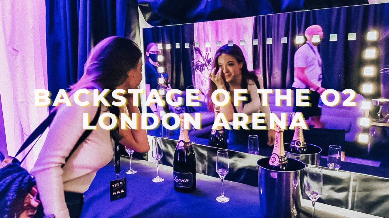 COME VISIT THE O2 ARENA BACKSTAGE WITH ME ! (VLOG)