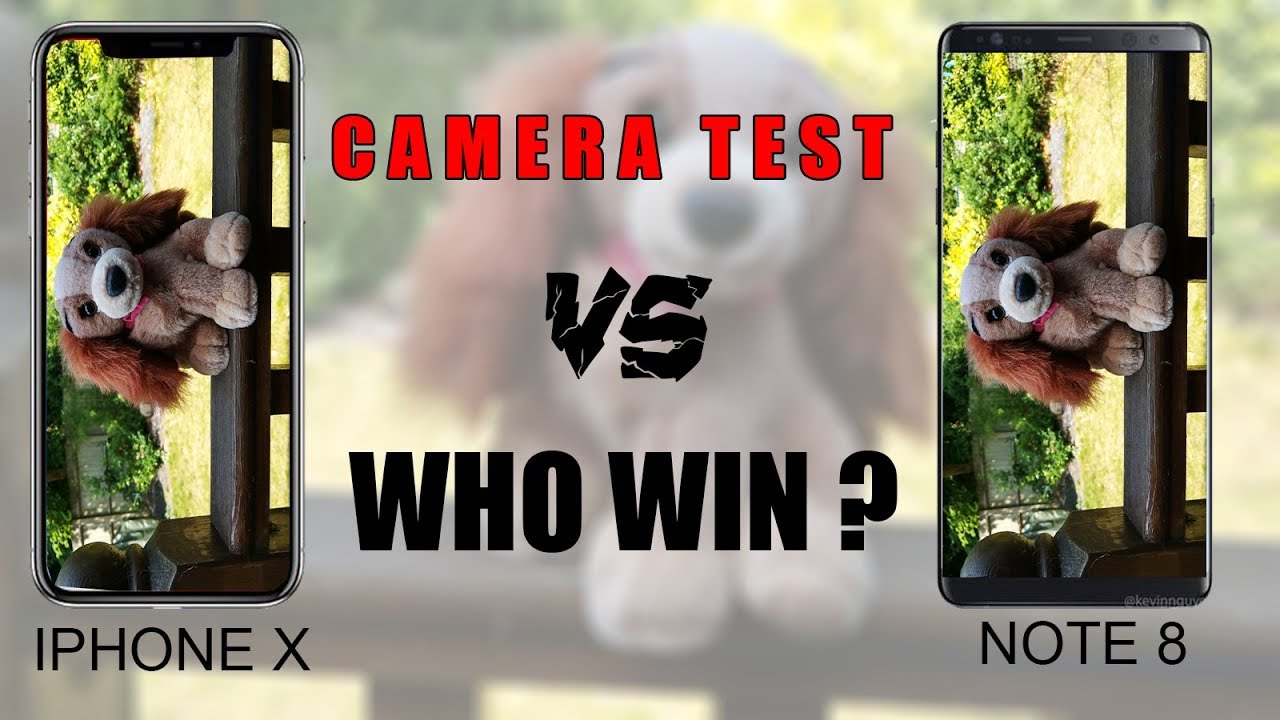 IPHONE X Vs Galaxy Note 8 Real Camera Comparison !