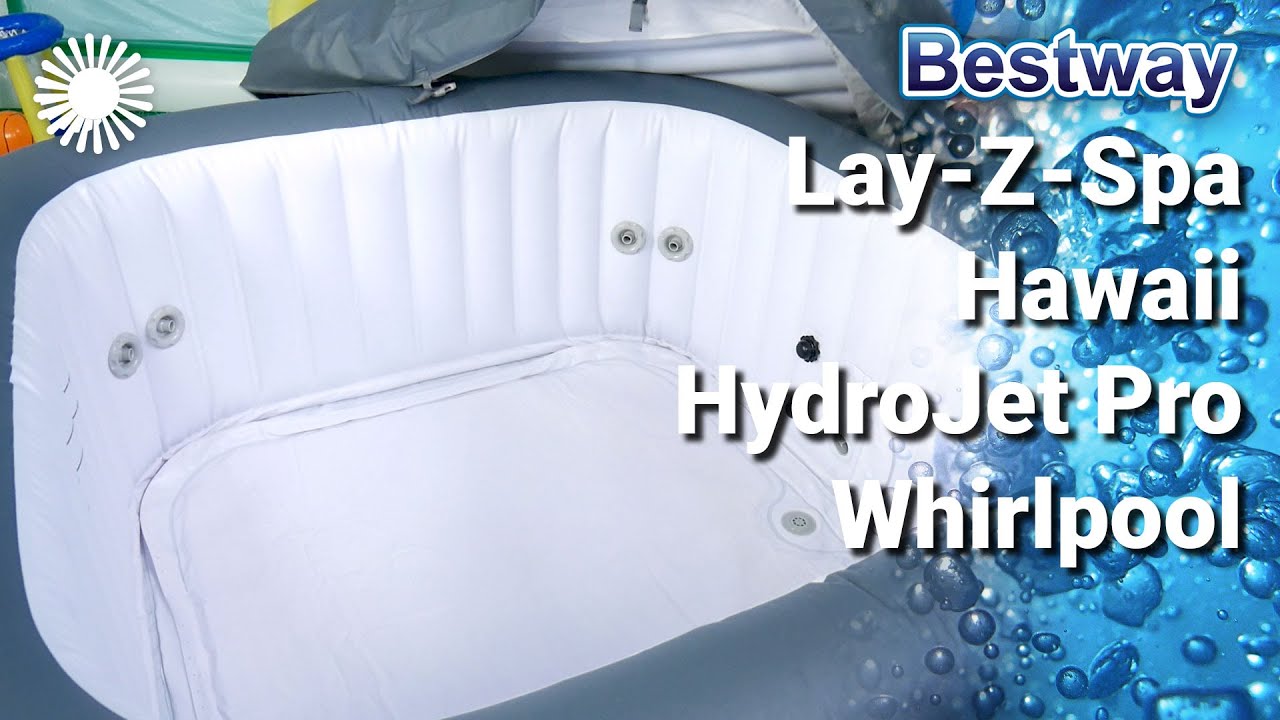 Bestway Lay-Z-Spa Hawaii HydroJet Pro Whirlpool Vorstellung 🌊 LED-Lichter ohne Batterie! | Hertie