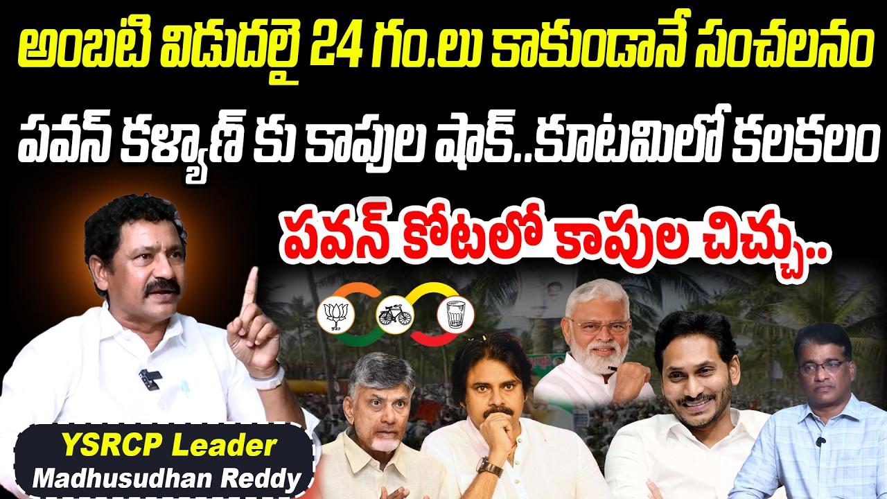 పవన్ కళ్యాణ్ కు కాపులు బిగ్ షాక్: YSRCP Madhusudhan Reddy Sensational Interview | Praja Chaithanyam