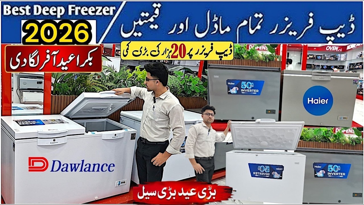 Haier vs Dawlance Inverter Deep Freezer Price in Pakistan 2026 | Twin Door Energy Saver Full Review😱