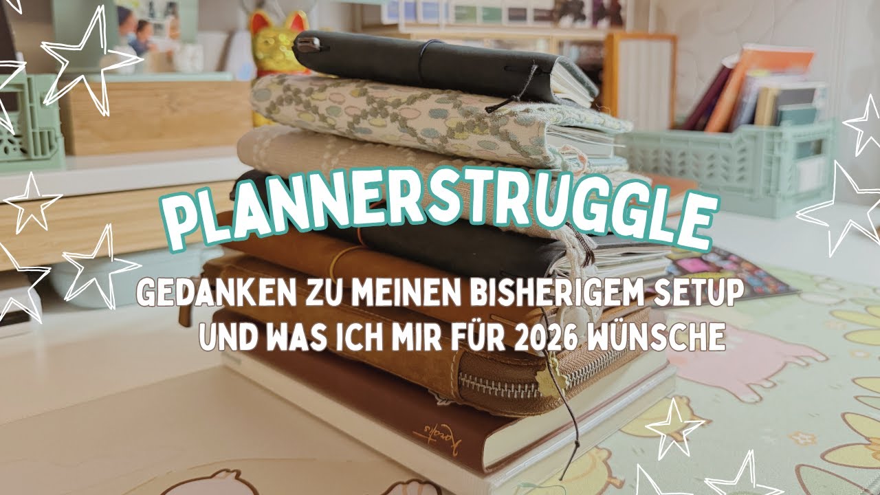 The struggle is real! Plannerstruggle | Gedanken zum Setup 2026 | Hobonichi Talk | heartsfailing