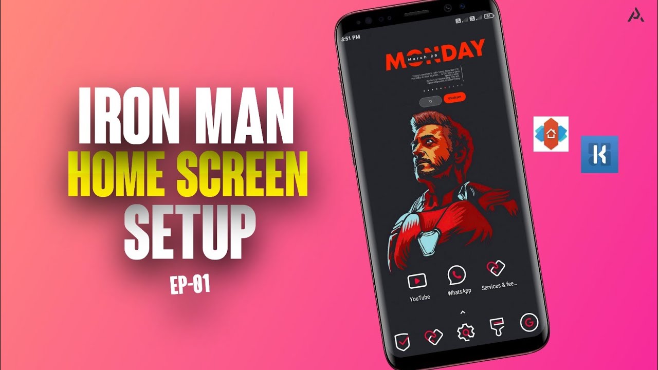 Iron man Nova launcher setup|Android customization|Nova launcher setups 2021