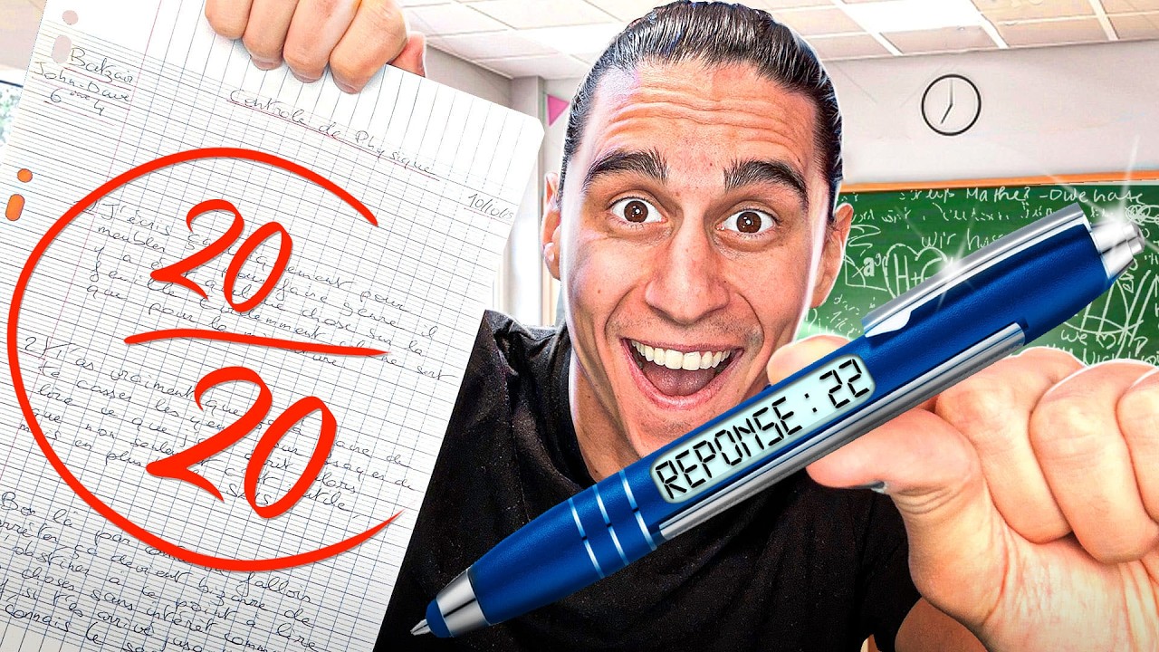 J'ai testé 20 GADGETS FOUS pour l'ÉCOLE (c'est du génie)