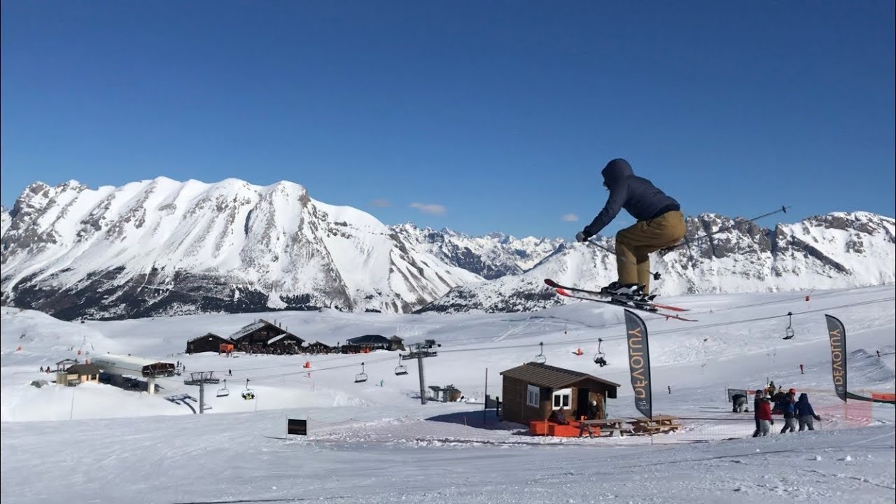 Skiing Superdevoluy 2018