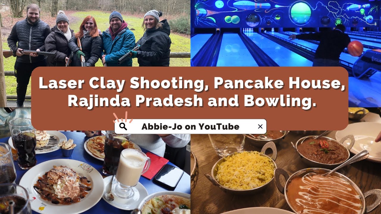 Laser Clay, Pancake House, and Rajinda Pardesh, at Sherwood Forest Center Parcs: January 2023