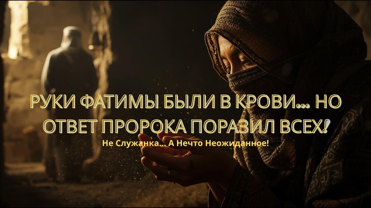 Такова была реакция Пророка, когда руки Фатимы огрубели и покрылись мозолями от помола зерна