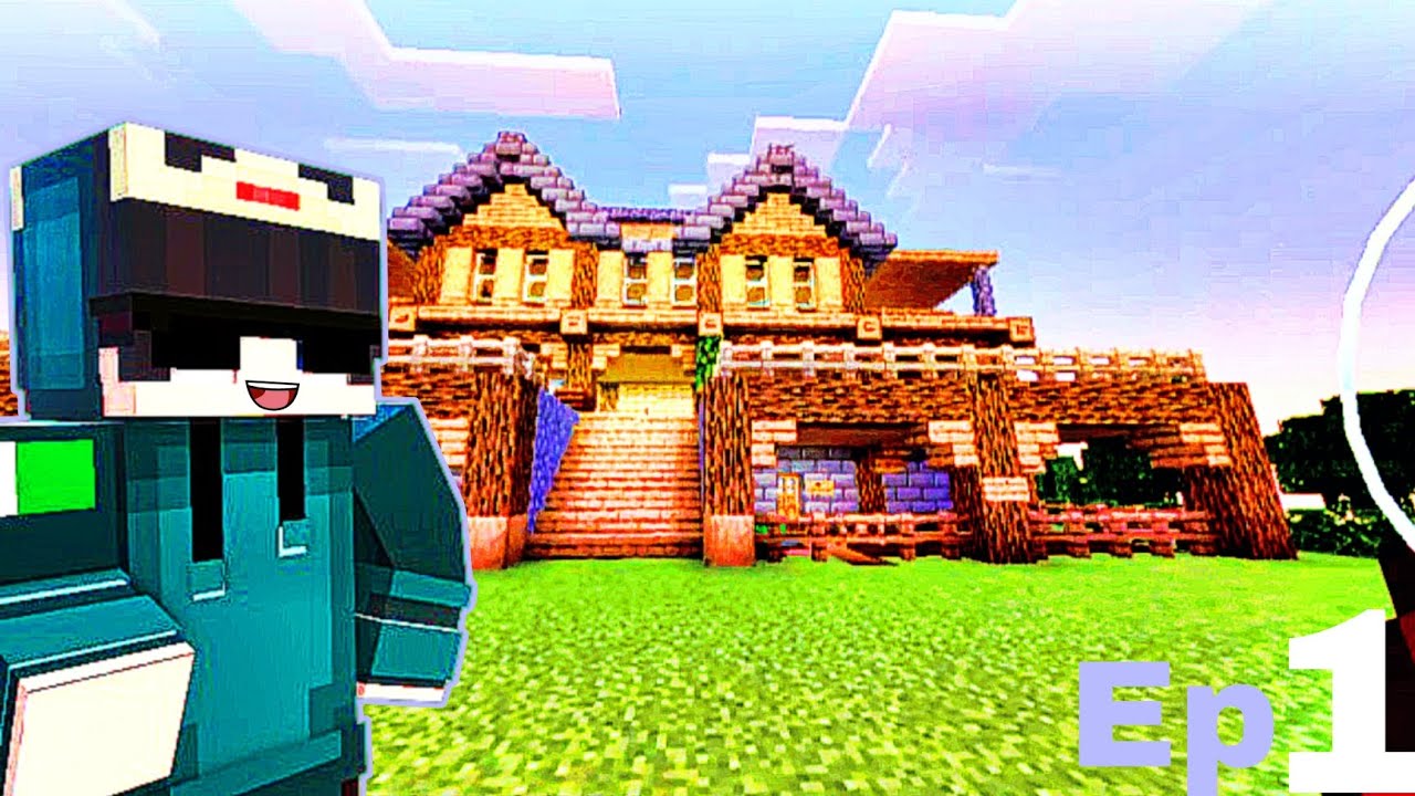 How I made my first house in this Smp | Unknown SMP EP 1 | Ft.Unkown Smp