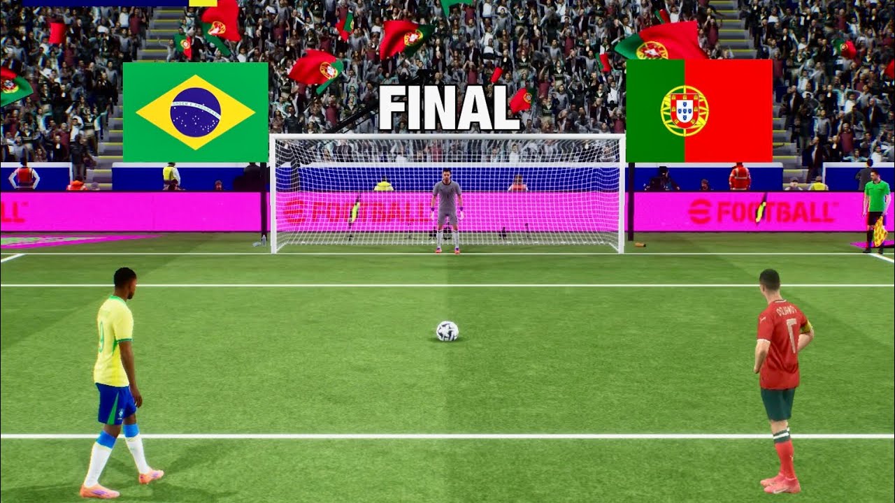 NEYMAR VS RONALDO | PORTUGAL VS BRAZIL PENALTY SHOOTOUT | eFOOTBALL