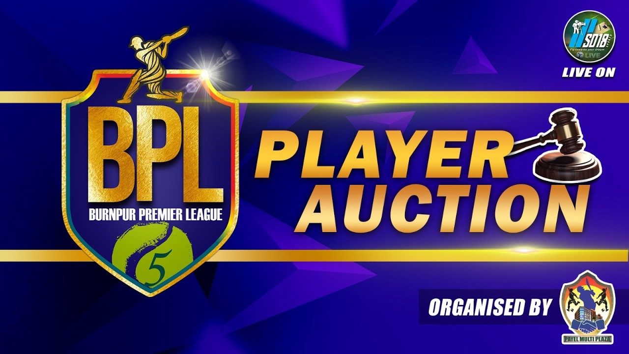 BURNPUR PREMIER LEAGUE 2026 || PLAYER AUCTION || ASANSOL