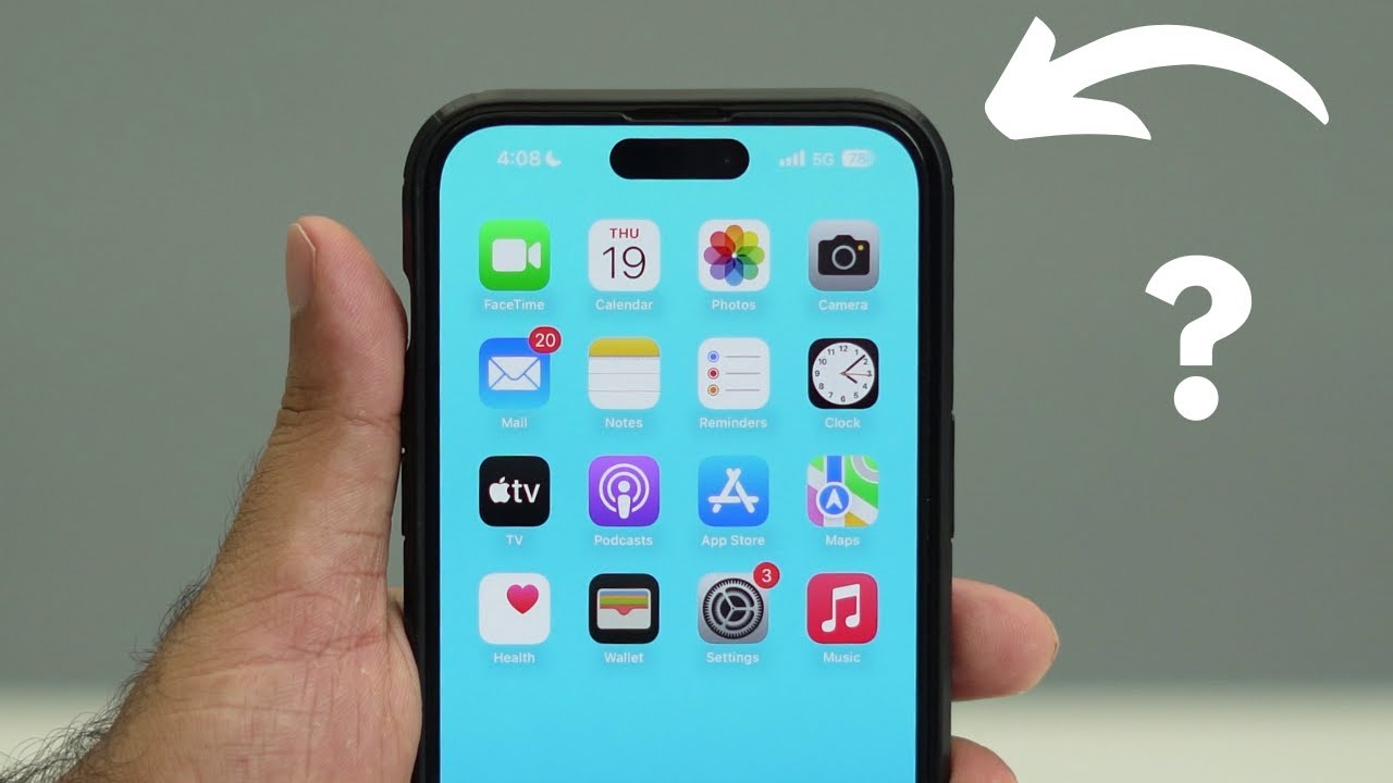 iPhone 16: Что означает черная полоса в верхней части экрана?