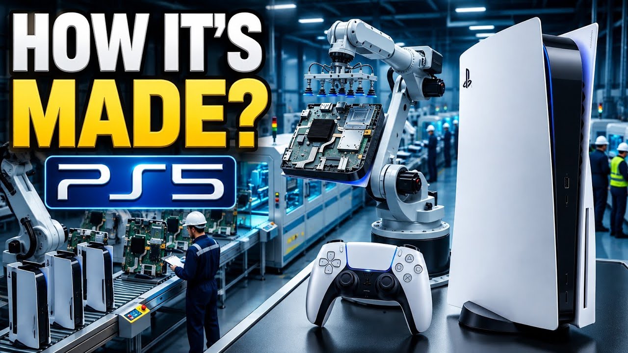 Inside a PS5-Style Gaming Console Factory 🎮 | From Raw Materials to Final Shipping