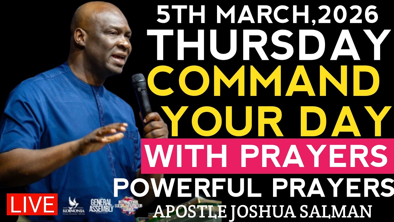 Daily Spiritual Prayer for Favor & Breakthrough | Apostle Joshua Selman