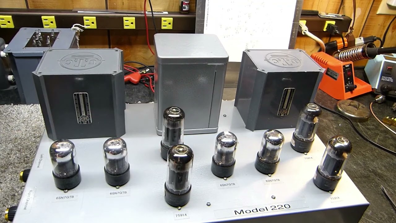 Stereo Williamson 7591 Amplifier Repair