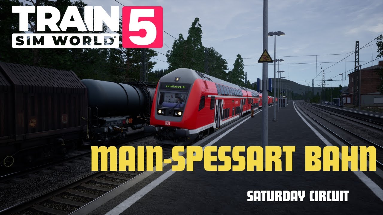 Train sim world 5. Main-Spessart Bahn. Saturday Circuit.  DB BR 146